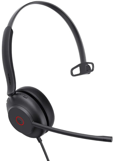 Yealink UH35 Mono USB-C/A Wired Headset with Leatherette ear cushion