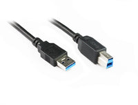 CDL 1mtr USB 3.0 A M - B M Black