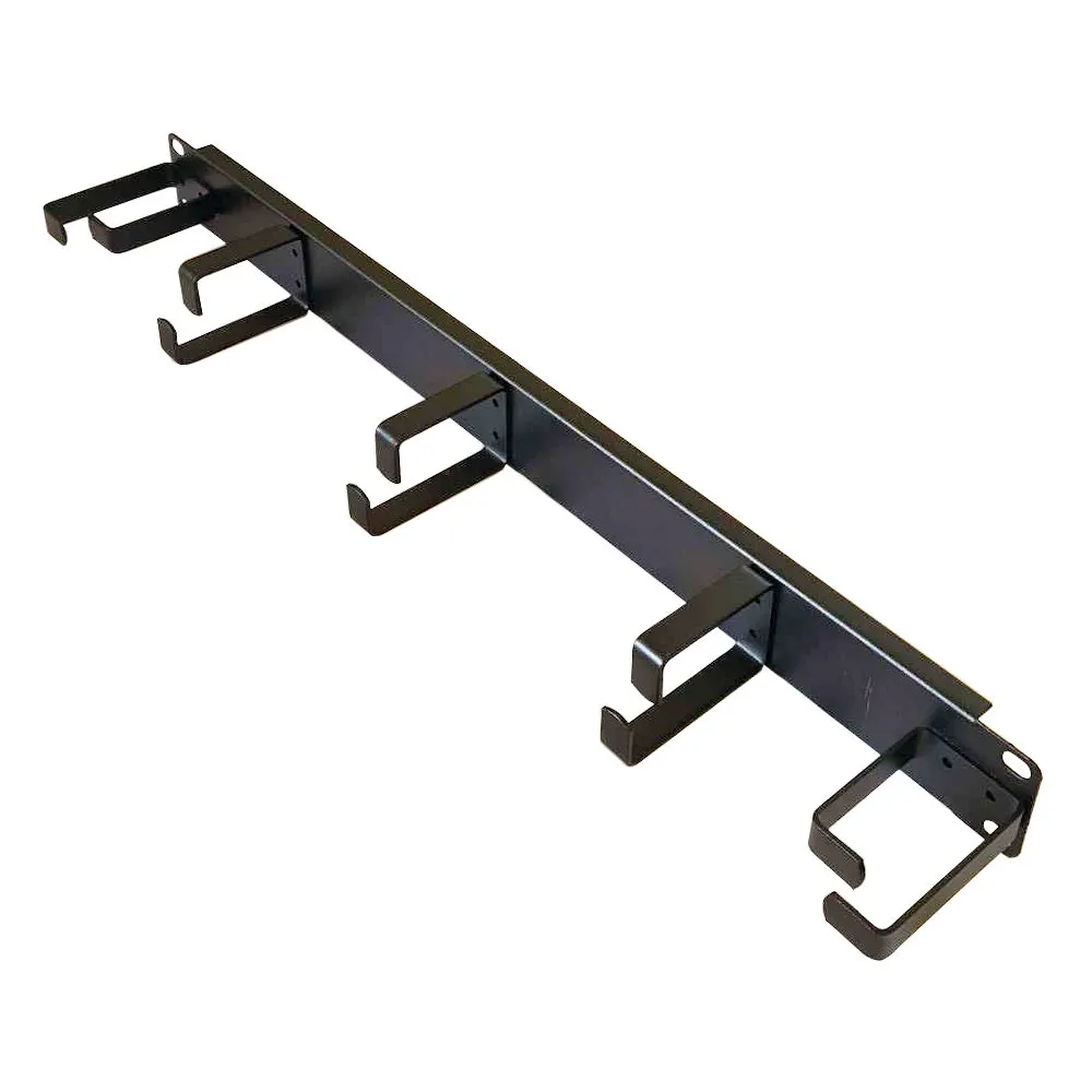 CNL 1u 5 Ring Cable Tidy 65mm Bk