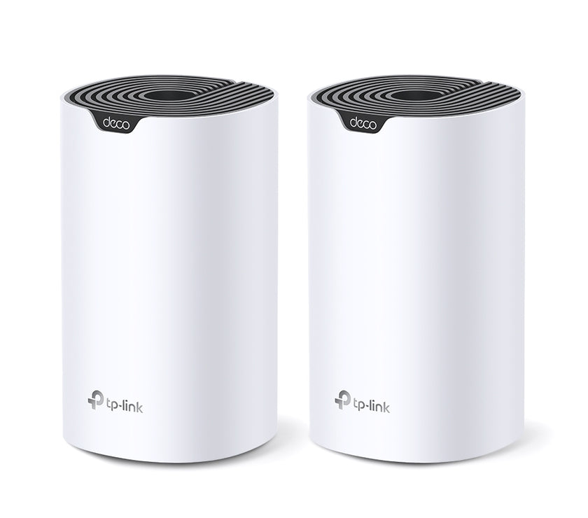 TP-Link Deco S7 V1 - Wi-Fi system - (2 routers) - up to 3 900 sq.ft - mesh 1GbE - Wi-Fi 5 - Dual Band