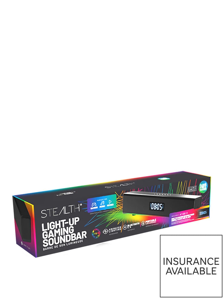 Stealth Light Up Soundbar+Clock+Timer