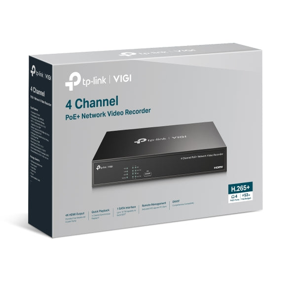 TP-Link 4 Channel POE Network Video Recorder