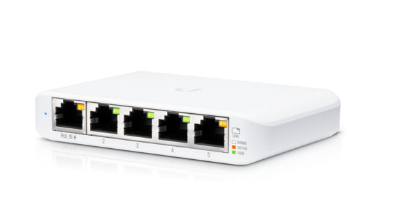 Ubiquiti UniFi Switch USW Flex Mini - Switch - smart - 4 x 10 100 1000 1 x 10 100 1000 (PoE ) - desktop - PoE (pack of 3)