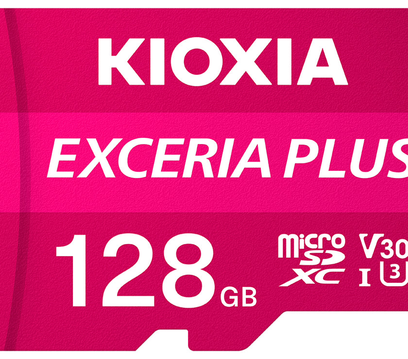 Kioxia 128GB Exceria Plus U3 V30 MicroSD