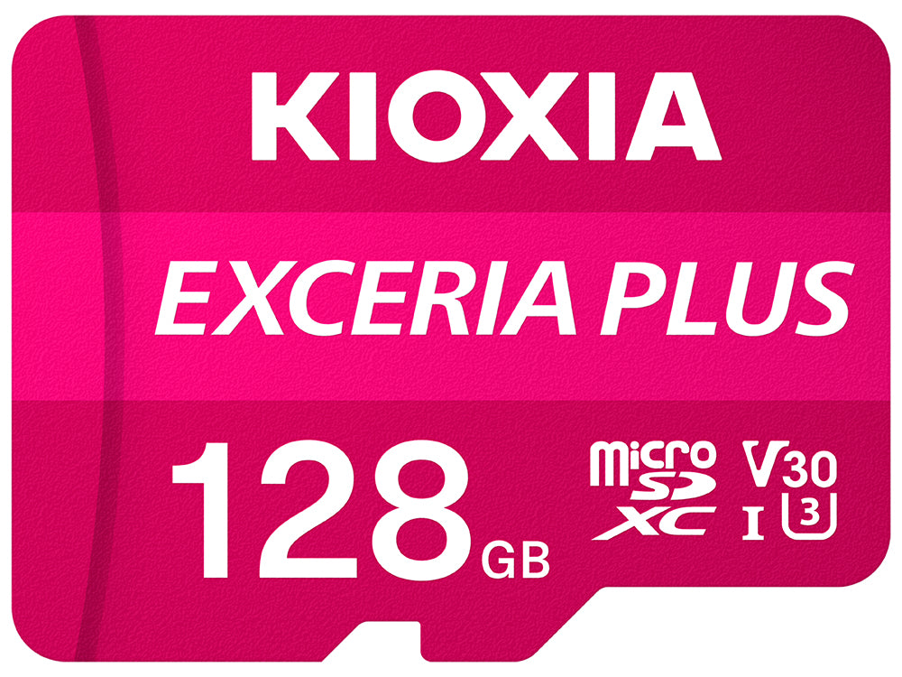 Kioxia 128GB Exceria Plus U3 V30 MicroSD