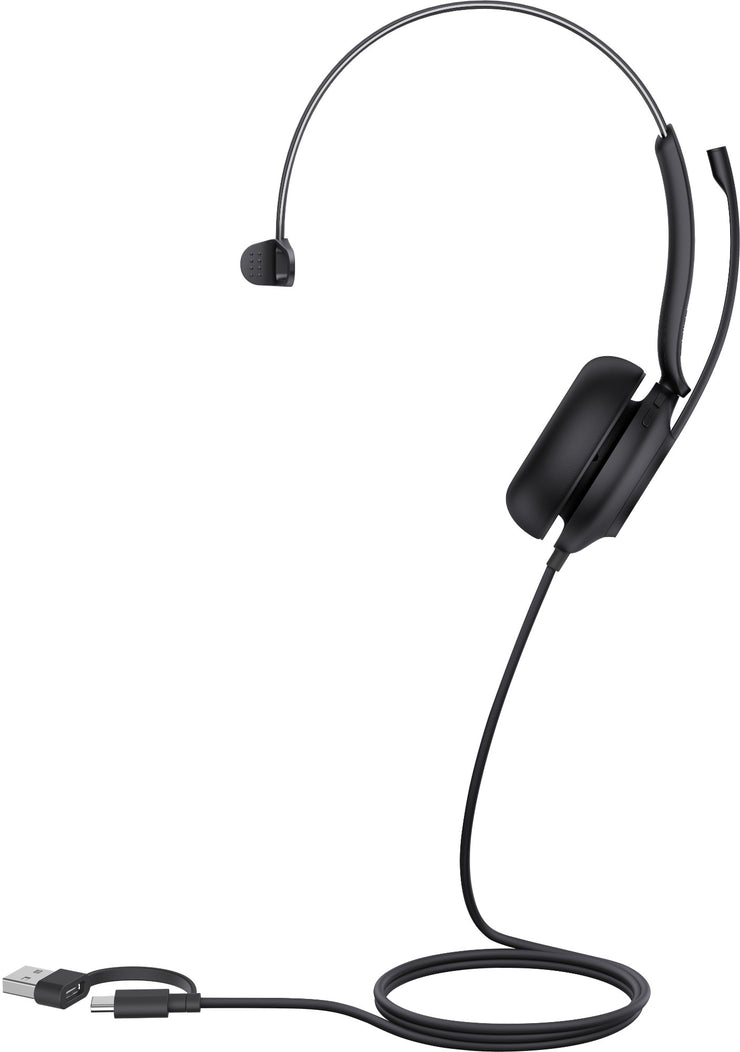 Yealink UH35 Mono USB-C/A Wired Headset with Leatherette ear cushion (Teams Edition)