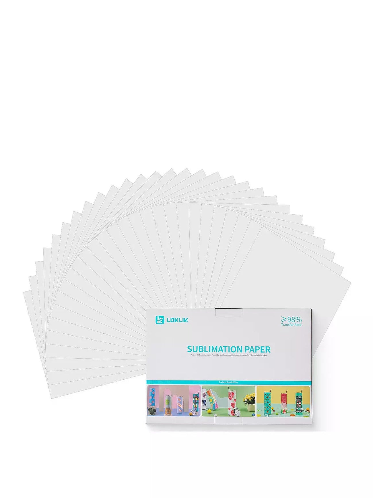 LOKLIK SUBLIMATION PAPER-120G-140PCS A4 8.3*11.7IN