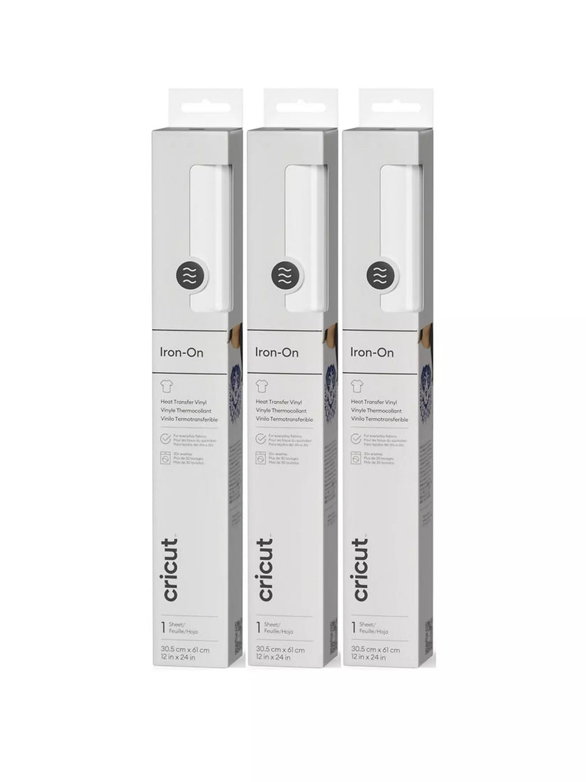 Cricut Everyday Iron-On - White 3 Pack