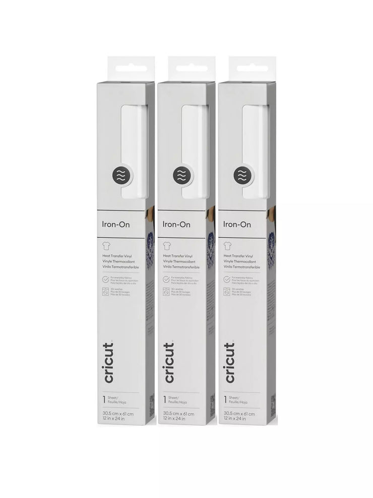 Cricut Everyday Iron-On - White 3 Pack