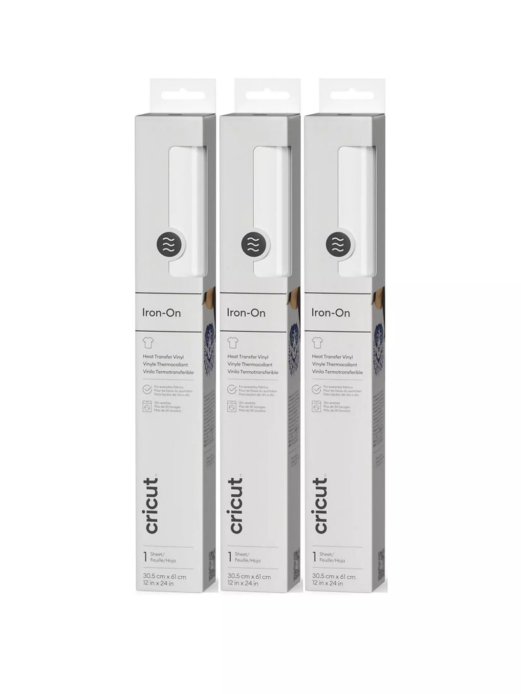 Cricut Everyday Iron-On - White 3 Pack