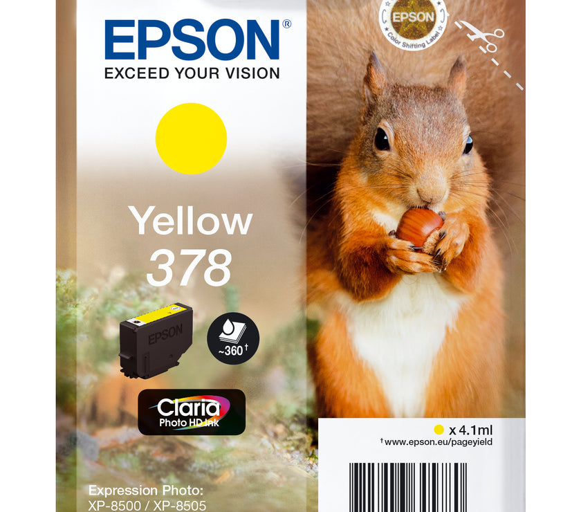 378 Yellow Ink