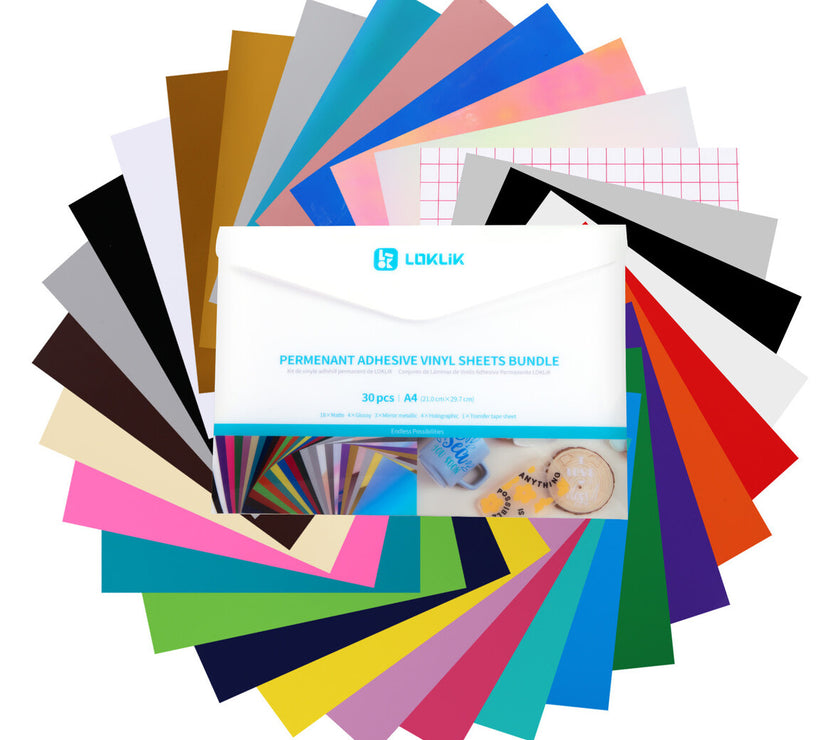 LOKLiK permanent vinyl 30 peice bundle