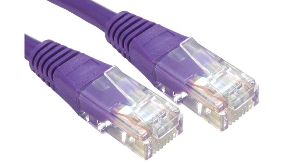 10MTR CAT 6 UTP PVC - VIOLET