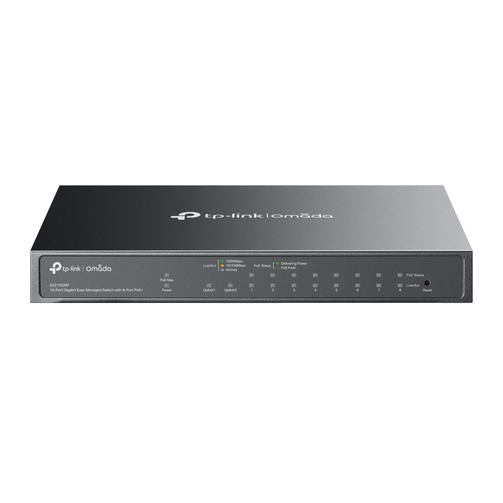 TP-Link Omada 10PT Gb Esy Man Sw 8PT POE