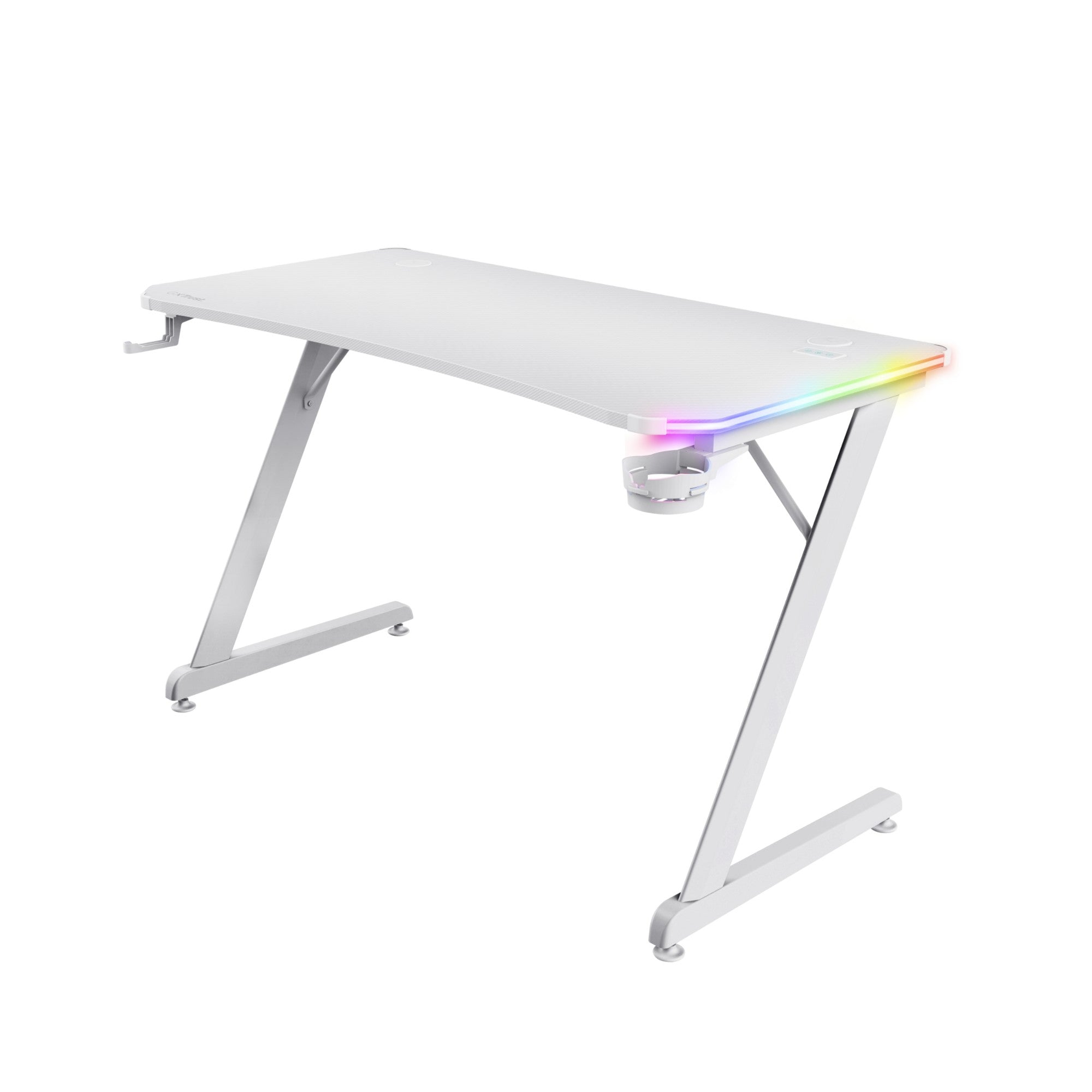Trust GXT709W LUMINUS RGB DESK WHITE