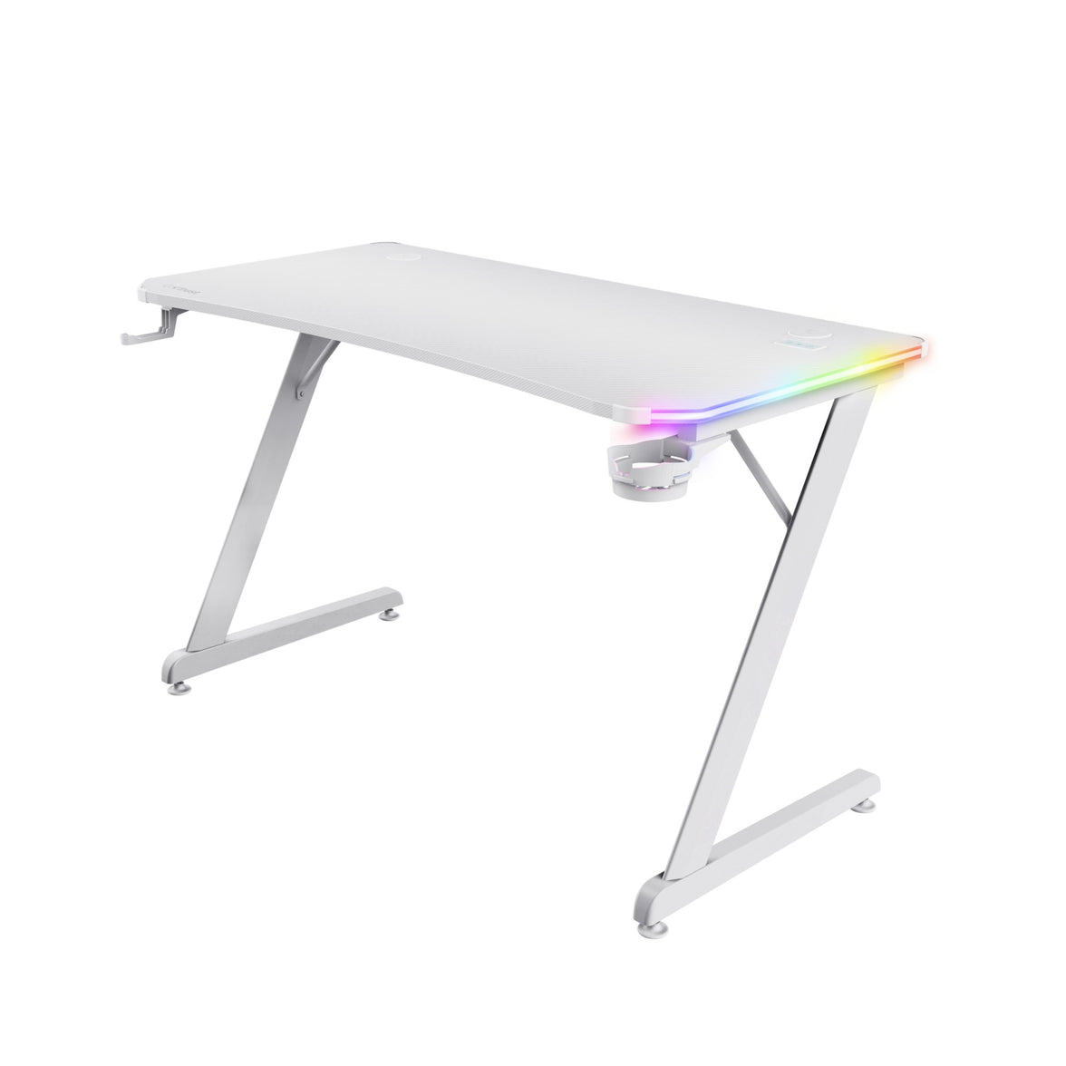 Trust GXT709W LUMINUS RGB DESK WHITE