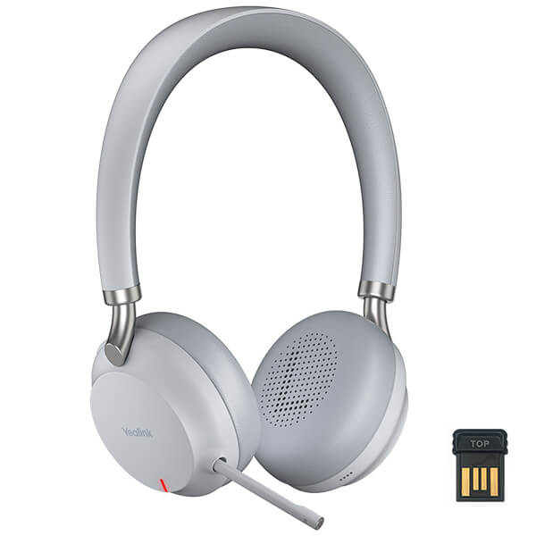 Yealink BH72 Dual Bluetooth Headset TEAMS with Charging Stand GREY