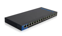 Linksys LGS116-UK network switch Unmanaged Gigabit Ethernet (10/100/1000) Black