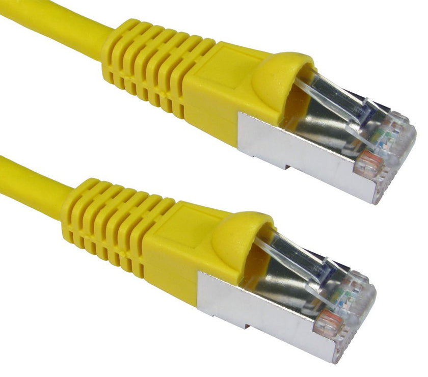 CDL 0.5m Cat6A Patch Cable - Yellow