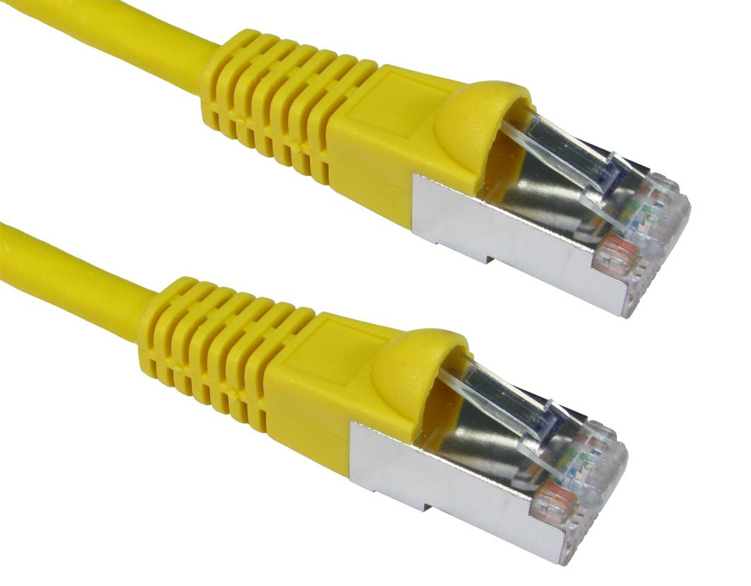 CDL 0.5m Cat6A Patch Cable - Yellow