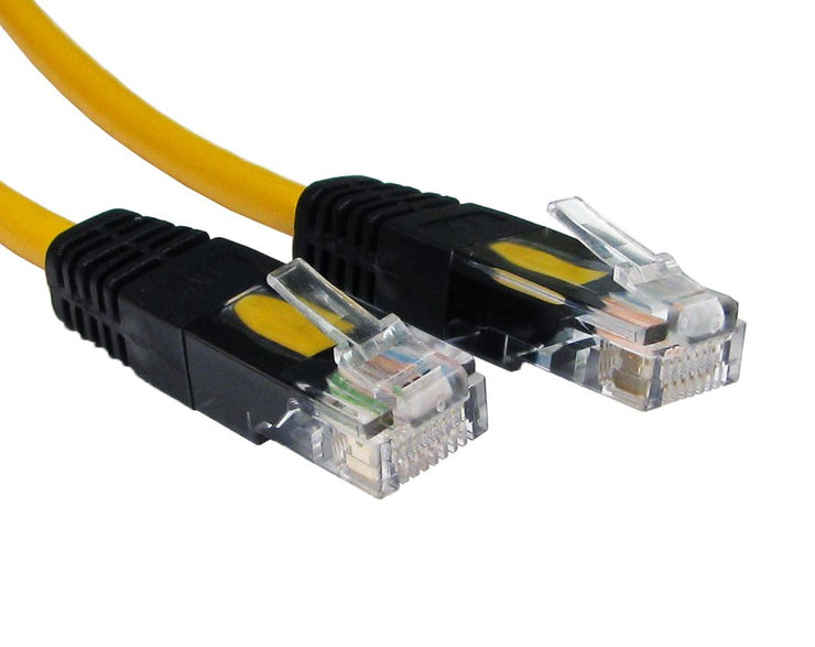 CDL 10m Yellow Cat5e Crossover