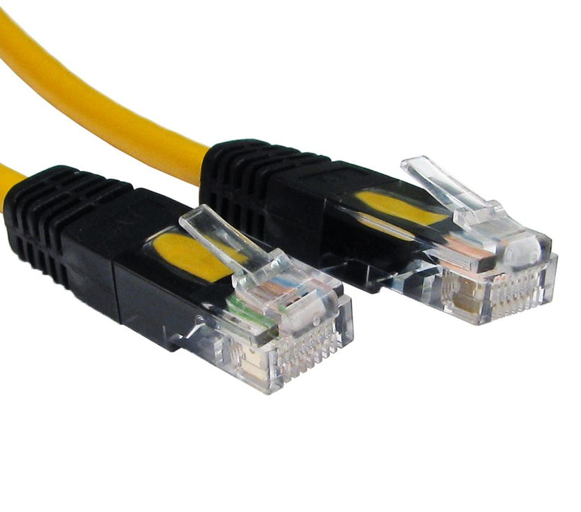 CDL 10m Yellow Cat5e Crossover