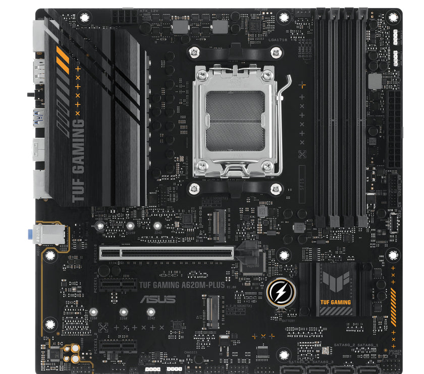 AMD A620 Micro-ATX Motherboard DDR5 PCIe 4.0 Support Dual M.2 Slots Realtek 2.5Gb Ethernet 2 x DisplayPort HDMI USB 3.2 Gen 1 Ports