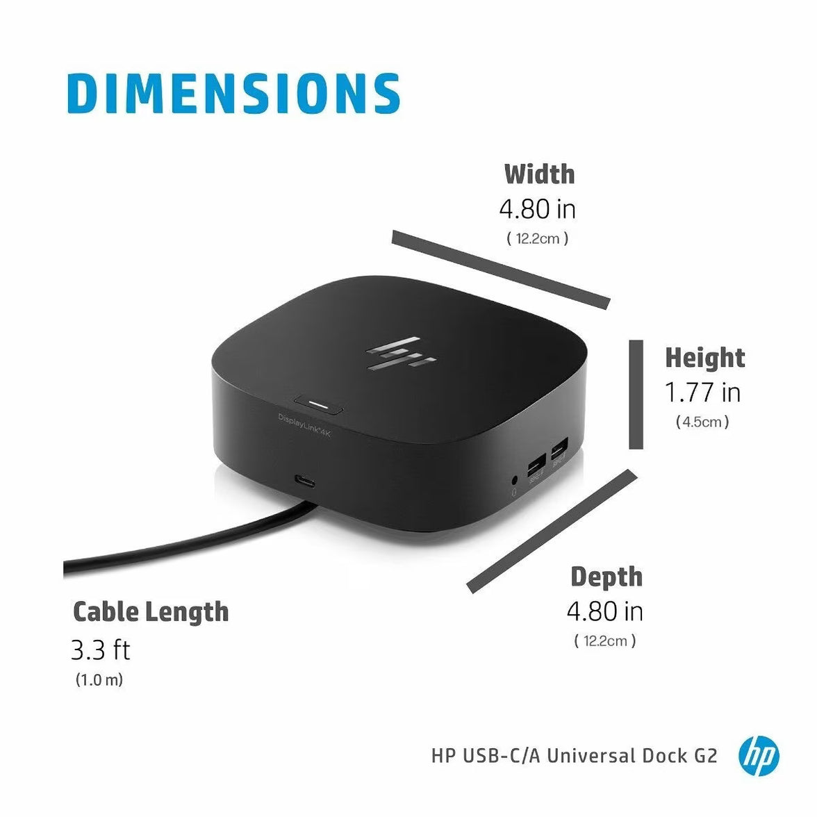 HP USB-C/A Universal Dock G2
