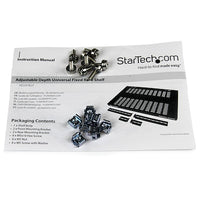 StarTech ADJUSTABLE MOUNT DEPTH RACK MOUNT SHELF