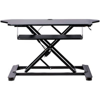 StarTech Corner Sit Stand Desk Converter 35x21in