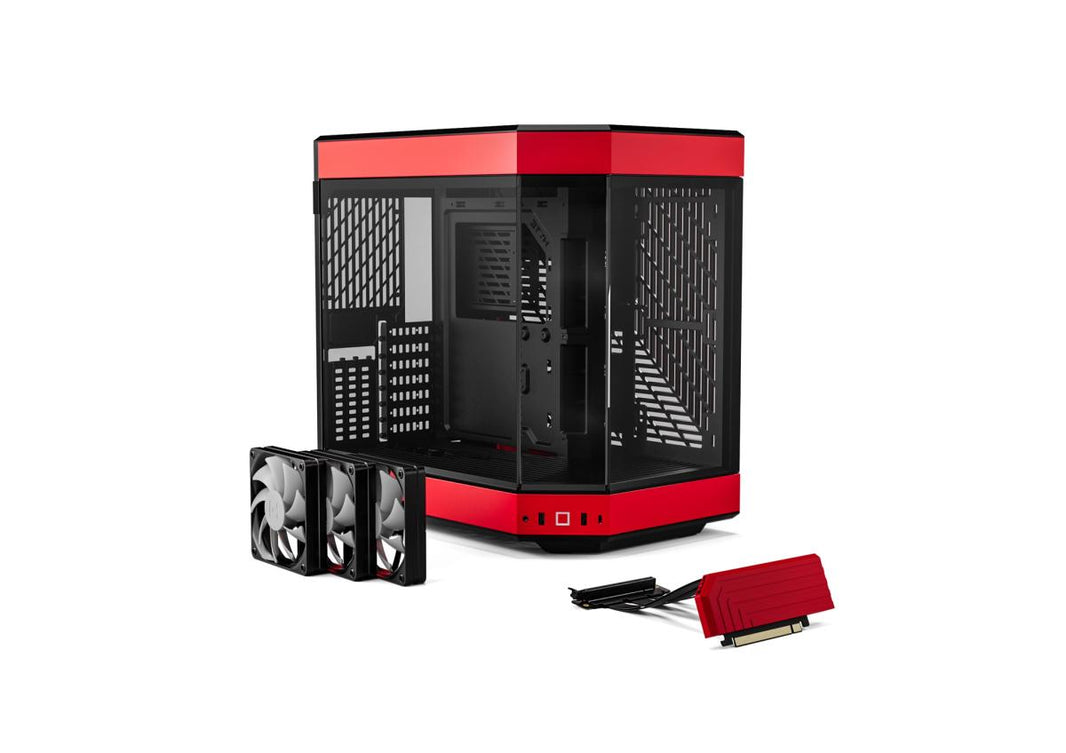HYTE Y60 MID TOWER CASE RED