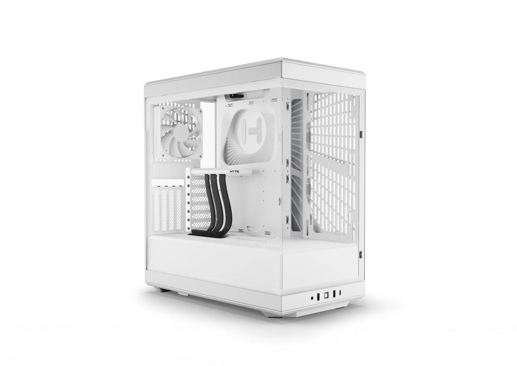 HYTE Y40 MID TOWER CASE SNOW WHITE