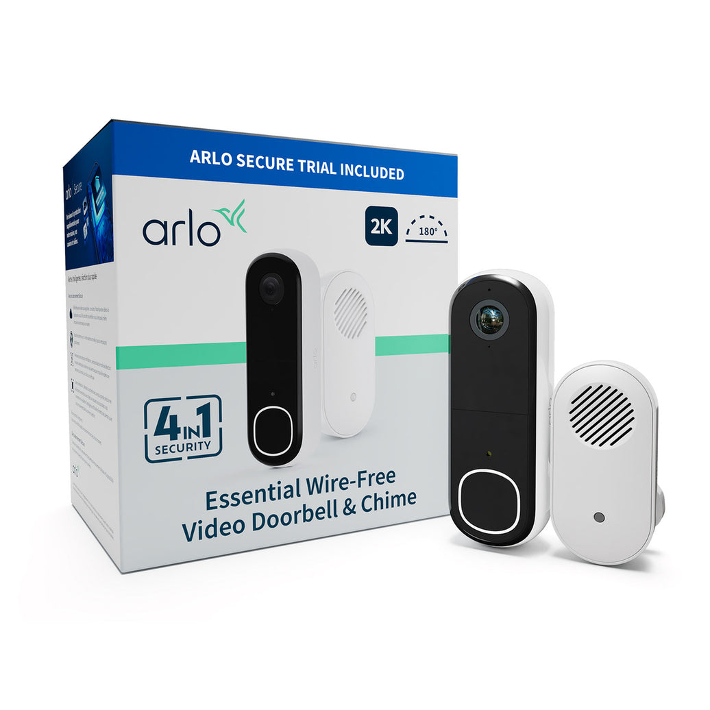 Essential2 Video Doorbell 2k With Chime V2 BNDL