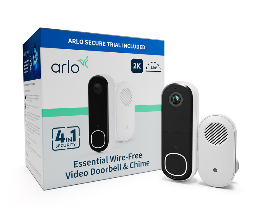 Essential2 Video Doorbell 2k With Chime V2 BNDL