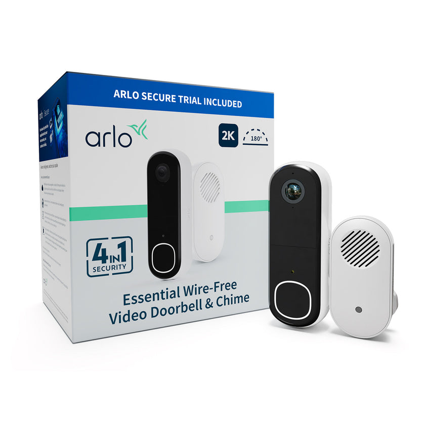 Essential2 Video Doorbell 2k With Chime V2 BNDL
