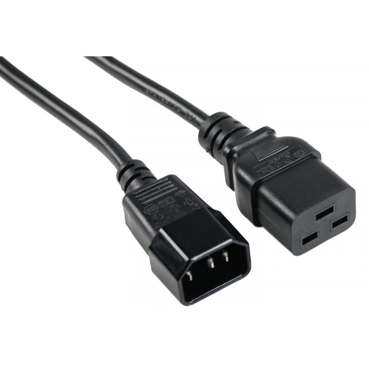 Titan IEC C14 - IEC C19 2M BLACK