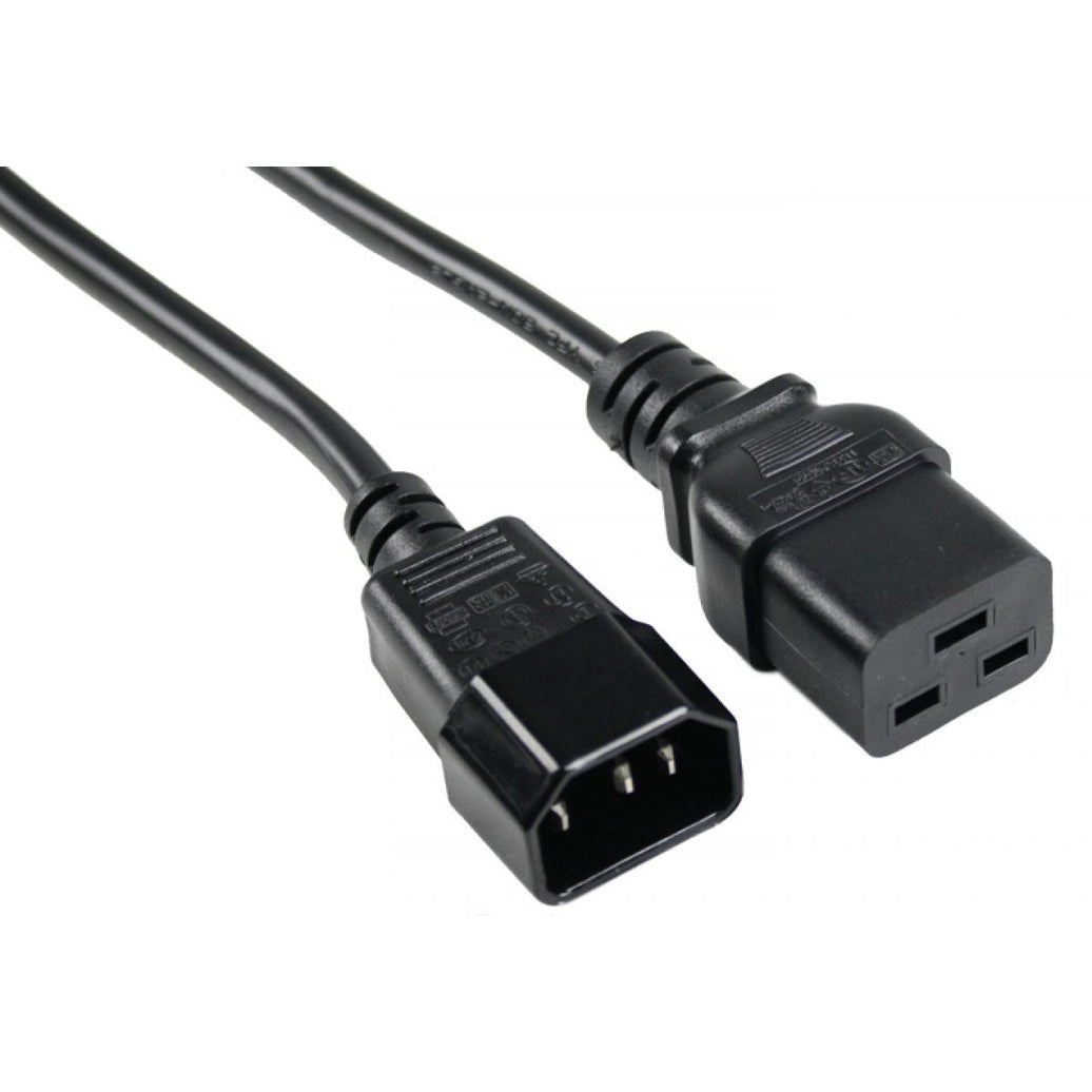 Titan IEC C14 - IEC C19 2M BLACK