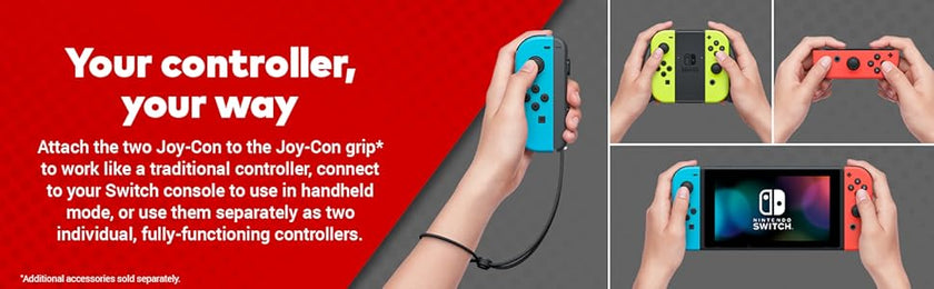 Nintendo Joy-Con Pair (Blue/Neon Yellow)