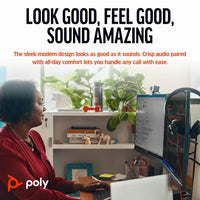 Poly Blackwire 3325 Stereo Teams USB-C +3.5mm Plug + USB-C/A Adapter