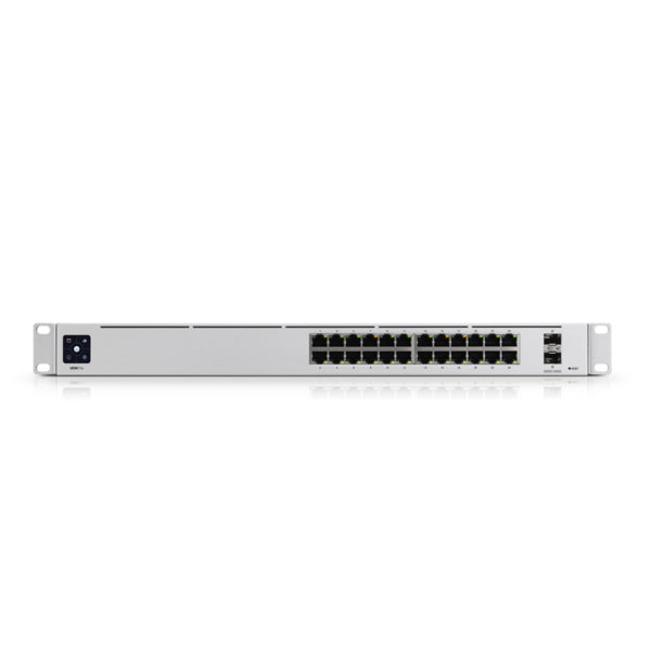 Ubiquiti UniFi Switch USW-Pro-24 - Switch - L3 - Managed - 24 x 10 100 1000 2 x 10 Gigabit SFP (uplink) - desktop rack-mountable
