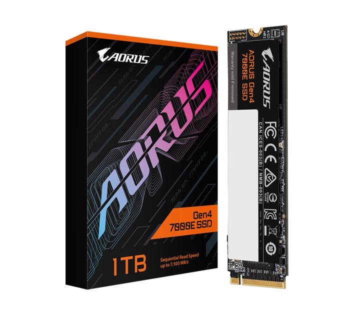 AORUS SSD GEN4 7000E M.2 PCIE 1TB