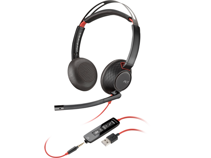 Poly Blackwire 5220 Stereo USB-A Headset (Bulk)