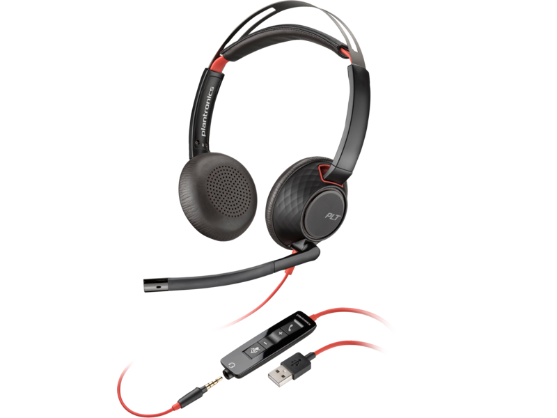 Poly Blackwire 5220 Stereo USB-A Headset (Bulk)