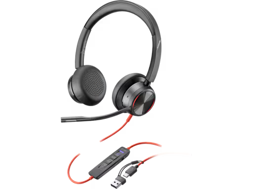Poly BW 8225 Stereo USB-C HS +USB-C/A