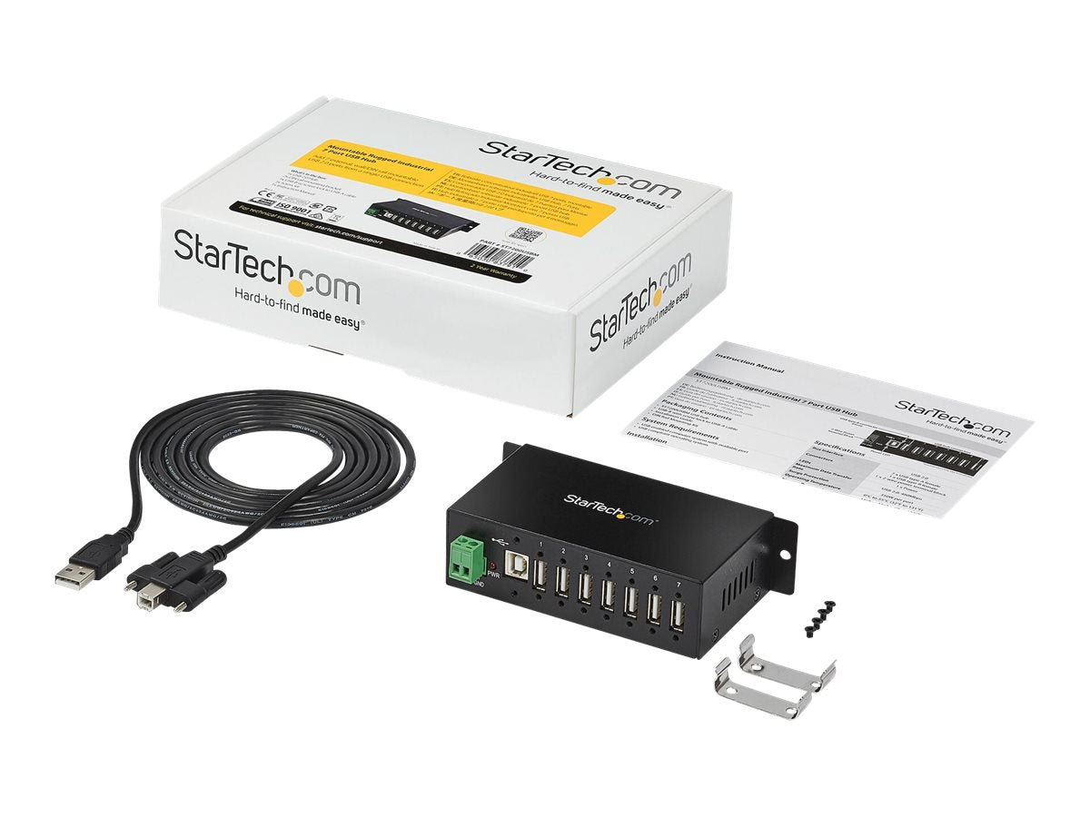 StarTech 7 PORT USB 2.0 HUB INDUSTRIAL (-40/185F)
