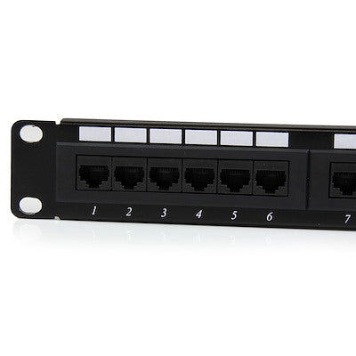 StarTech.com 24 Port 1U Cat6 Patch Panel