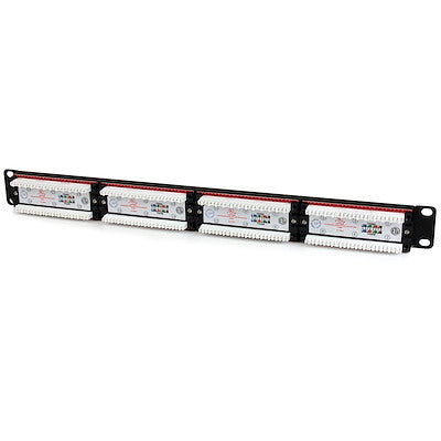 StarTech.com 24 Port 1U Cat6 Patch Panel