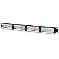 StarTech.com 24 Port 1U Cat6 Patch Panel