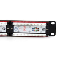 StarTech.com 24 Port 1U Cat6 Patch Panel
