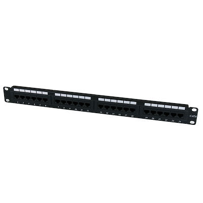 StarTech.com 24 Port 1U Cat6 Patch Panel